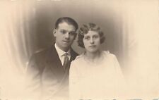 Young Couple Real Photo Postcard rppc picture