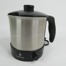 Russell Hobbs Hot Pot RHHP4447 brushed stainless with black plastic handle lid picture