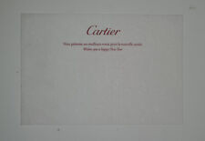 Original CARTIER card for HAPPY NEW YEAR wishes unused 19*13 cm picture