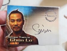 SIMON YAM 2003 Tomb Raider CHEN LO AUTOGRAPH A5 CHASE CARD NM/MT Inkworks picture
