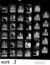LD345 1973 Orig Contact Sheet Photo DETROIT TIGERS NEW YORK YANKEES BILLY MARTIN picture