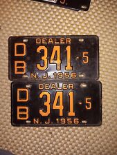 1956 New Jersey License Plate Antique Vintage Collectable Rat Rod Automotive Tag picture