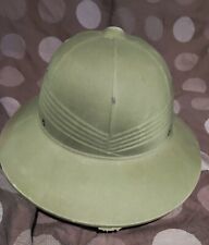 Vintage WWll Military Pith Helmut Safari Style United States Navy USN 1940 Green picture