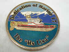 SOUTH LAKE TAHOE FIRE RESCUE DEDICATION OF MARINE 17 MS LISA CHALLENGE COIN picture