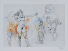Paolo Serpieri: THE ARCHER, Print Offset Erotic Signed, 200ex, 2009 picture