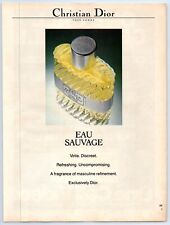 Christian Dior Eau Sauvage MASCULINE REFINEMENT 1982 Print Ad 8