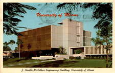 J. Neville McArthur Engineering Building, University of Miami, Miami, Postcard picture
