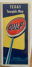 Texas Tourgide Map from Gulf Oil c1950's picture