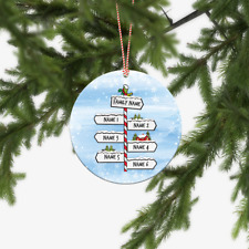 Personalized Family Ornament, Family Christmas Ornament, Family Members Ornament picture