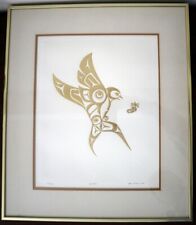 GLEN RABENA LE (257/1000) Gravure 23kt Gold Embossed Vancouver Island Swallow picture