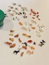 Vintage Plastic Zoo Farm Animals Toys Collectible Mixed Lot of 58 picture
