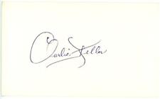 Charlie Keller Signed Autographed 3x5 Index Card JSA COA NY Yankees picture