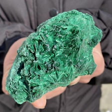 469G Natural glossy Malachite transparent cluster rough mineral sample picture