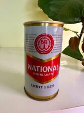 Vintage NATIONAL BOHEMIAN Beer Can 12oz Pull Top Empty  BALTO MD  breweriana bar picture