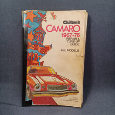 Vintage Chilton's CAMARO 1967-76 Repair & Tune-up Guide All Models  / Prop picture