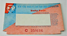 2 1964 1965 New York Worlds Fair Admissions Daily Pass Entrance Ticket NOS New picture