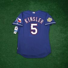 Ian Kinsler 2011 Texas Rangers Authentic World Series Alt Blue Cool Base Jersey picture