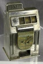 Vintage Metal Pressed Steel REXCO 10 Cent Bank One Arm Bandit - AS IS Repair picture