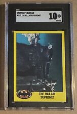 1989 Topps Batman #212 The Villain Supreme SGC 10 Joker Jack Nicholson picture