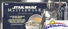2020 Topps Star Wars Masterwork Factory Sealed HOBBY Box-4 HITS-2 AUTOS  picture