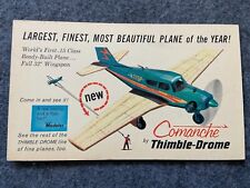 Piper Comanche Toy Airplane by Thimble Drome Vintage Postcard picture