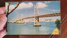 San Francisco Oakland Bay Bridge  California Vintage Post Card picture