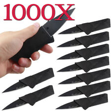 1-1000Pcs Credit Card Knives Folding Wallet Thin Pocket Survival Micro Knife Lot picture