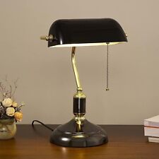 Vintage Bankers Desk Lamp,Antique Piano Desk Table Lamp Light Shade Black 15