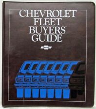 1978 Chevrolet Fleet Buyers Guide Camaro Nova Impala Caprice Monza Chevette picture