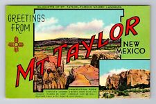 Mt. Taylor NM-New Mexico, General Greetings, Tourist Sites, Vintage Postcard picture