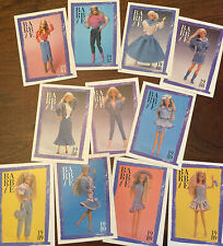 11 Barbie Fashion Trading Cards-DENIM  ‘81-‘89.  1st Edition picture