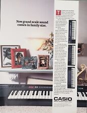 1988 Casio Tone Bank Keyboard Series 12 Bit PCM Mix Play Preset Print Ad picture