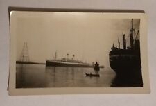 Steamship SS Madrid 1928 Original Antique Photograph German Passenger Liner picture