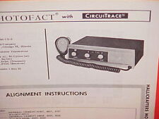1964 HALLICRAFTERS CB RADIO SERVICE SHOP MANUAL MODEL CB-5 picture