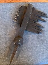 Antique Crandall Stone Mason Hammer Tool Handmade Iron Handtool Rare Primitive picture