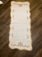 Vintage Table Runner Hand Sewn Needle point (c.1950’s ) picture