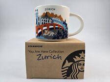 New Starbucks Coffee 14oz ZURICH Switzerland mug 2019 YAH YOU ARE HERE with box picture