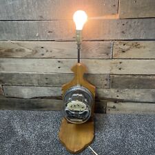VINTAGE DUNCAN ELECTRIC CO. METER TABLE LAMP  STEAMPUNK PROJECT WORKS picture