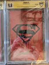 Superman #75 SIGNED BY 6  SUPERMEN ACTORS 🔥 🔥 Red Foil  picture