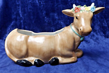 Pioneer Women Cow Planter - Cute with Country Charm Excellent Condition picture