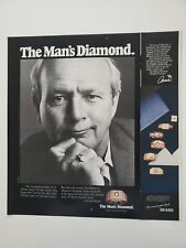 Sears/DeBeer's Men Diamond Rings Arnold Palmer Collection 1985 Vintage Print Ad picture