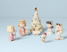 Lenox Peanuts Nativity 7 Piece Christmas Pageant Figurines Porcelain picture