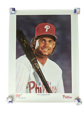 Poster Darren Daulton Tribute Phillies Sports Store Poster 26X19 1/2 Vintage picture