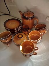 19-Pieces Porcelain Vintage Swiss Country ROESSLER Coffee and Tea Serving Set. picture