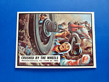 1962 Topps Civil War News Card #23 Crushed by the Wheels - NM/MT to MT picture