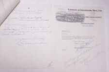 1940 Lamson Goodnow Cronin Bros Greenwich NY Handwritten Letter Ephemera P680B picture