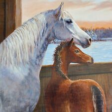 2016 LANG HORSE CALENDAR Frame FILLIES & COLTS ART by Persis C. Weirs w/Envelope picture
