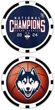 2024 UCONN HUSKIES - MENS NATIONAL CHAMPIONS  - COMMEMORATIVE POKER CHIP picture