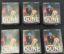 ONE (1) 1984 Fleer Dune Trading Cards Wax Box w/ Stickers 36 Packs Sealed New picture
