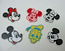 Vintage Lot of 6 DISNEY classic Magnets rubber Mickey Minnie Donald picture